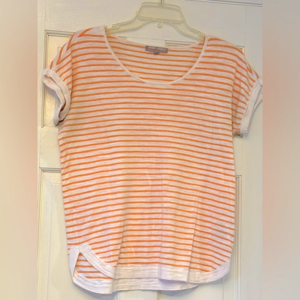 Banana Republic‎ Striped Short Sleeve Tee